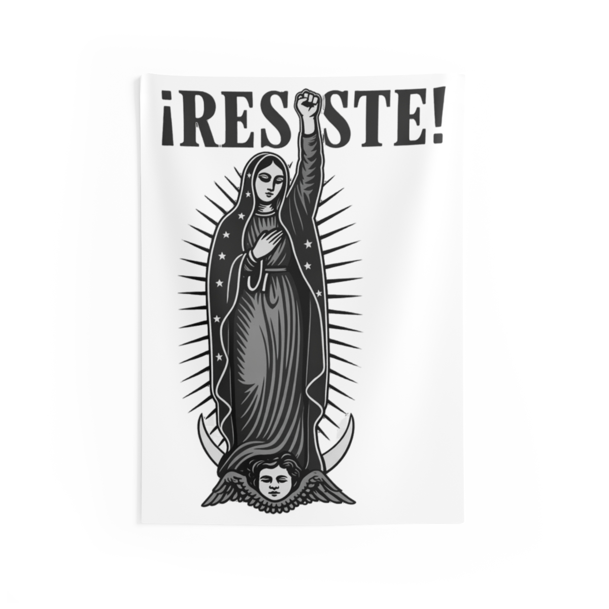 Our Lady of Guadalupe Resist Graphic T-Shirt Tapestry